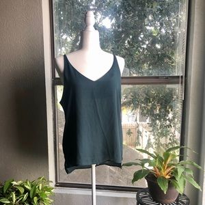 Forest green blouse